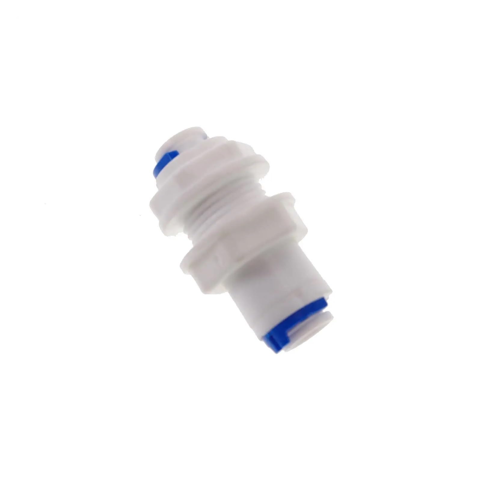 Tubo de 1/4" diámetro Exterior, Conector rápido mamparo Central, conexión Macho BSP 3/8" for Filtro Agua ósmosis inversa Acuario