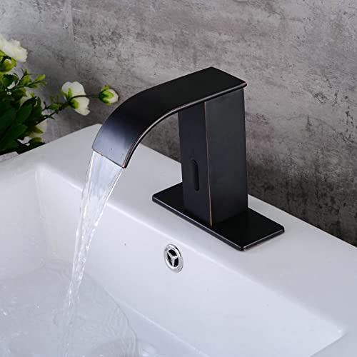 Grifo mezclador de cascada automático adiós manchas baño 6