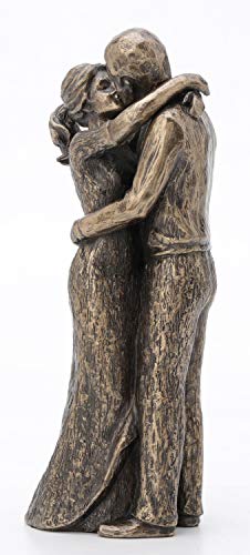 Escultura de amor JFSM INC pareja besándose 7.75 in miniatura 6