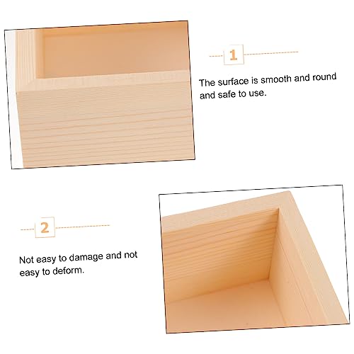 Boîtes de présentation bois BESTYASH pour ranger vos petits objets de maison et bureau