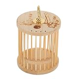 SHINEOFI Cage à Grillons en Bois Petite Taille Portable Mangeoire...