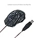 JideTech 5500 DPI Wired USB Gaming Mouse with 7 Button 7 Colors LED Professional Optical Gamer Mice for Laptops Desktops Computer