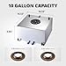 EVIL ENERGY 10 Gallon Fuel Cell Gas Tank Aluminum with Level Sender Street Drift Silver