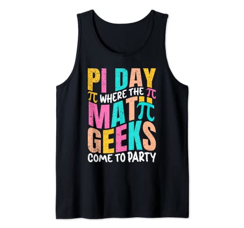 Pi Day où les amateurs de mathématiques viennent faire la fête Mathematics Rainbow Débardeur