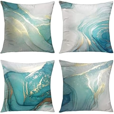 NDMMSO Housses de coussin marbrées Cover