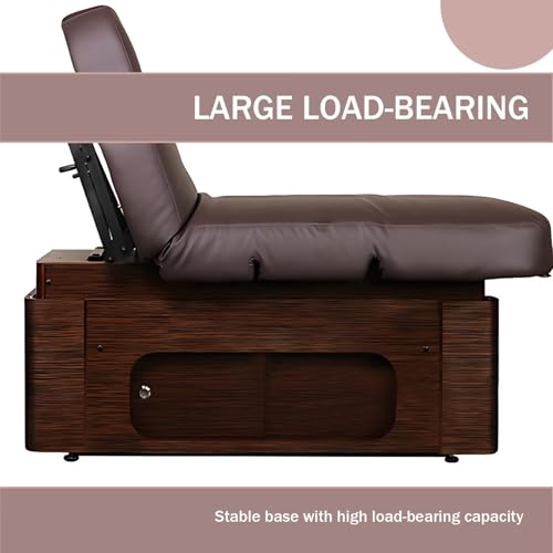Larnavo 4.0 Motors Massage Table - Electric Massage Table with Luxury Log Style,SPA & Facial Beauty Bed Includes Height and Angle Adjustable,Storage Space - Image 6