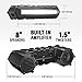 BOSS Audio Systems ATVB95LED ATV UTV Sound System - 8 Inch Full Range Stereo Speakers, 1.5 Inch Tweeters, IPX5 Weatherproof, Built-in Amplifier, Bluetooth Remote, Light Bar, Storage Compartment