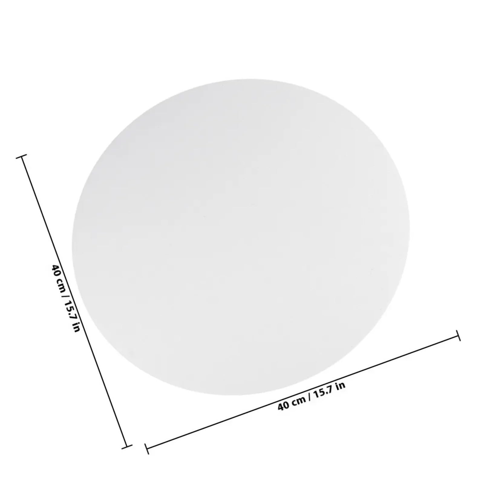 3 Stück 40 cm runde Leinwand Für DIY