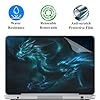 14 Inch Laptop Skin Sticker Cover Premium Sticker Cover Art Decal Decorative (Included 2 Wrist Pad Skins) - Blue Dragon #1
