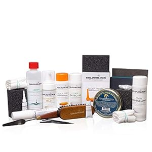 COLOURLOCK lederreparatie complete set sterk geschikt voor Porsche cognac