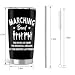Absacie Marching Band Gifts, Marching Band Director Gifts, 20oz Stainless Steel Tumbler with Lid Straw