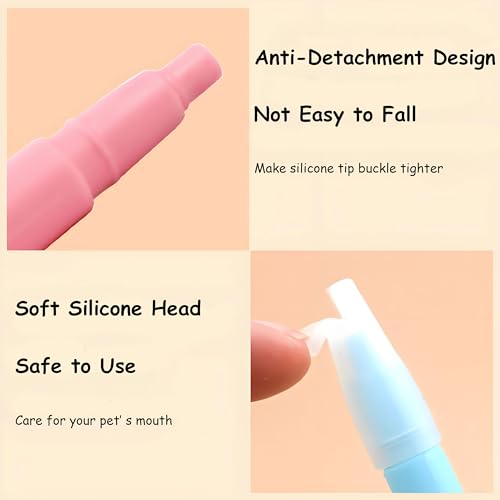 Image of Cat Pill Shooter, Pet Pill Dispenser with 2 Silicone Tips, Medicine Pill Pusher for Cats, Puppies and Small Animals
