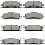 DYZJKWJW D967 D1084 Front Rear Ceramic Brake Pads Set Fit...