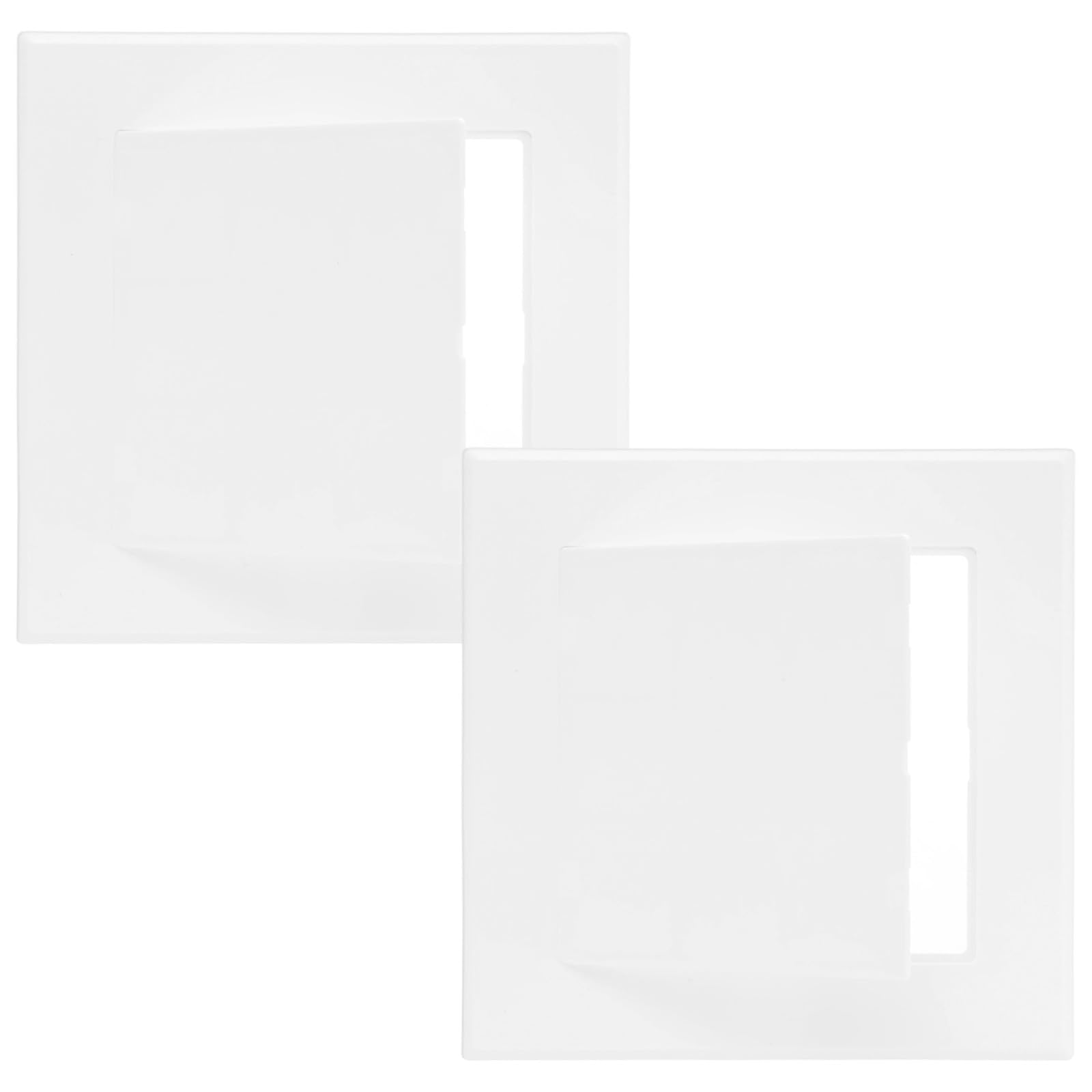 Panneau d'accès blanc 12,7x12,7 cm lot de 2 trappes amovibles en plastique
