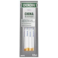 Marshalltown Weiße Markierungsstifte (12/Box), Papier, weiß