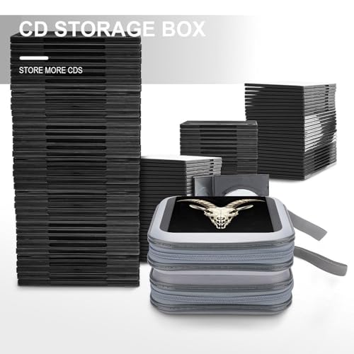 Boîtier CD de voyage compact pour éviter les rayures de disques en voiture