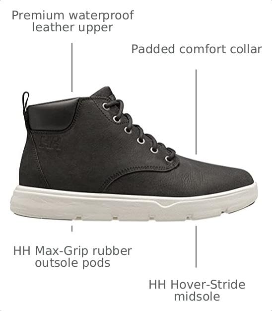 Image of Helly-Hansen Mens Pinehurst Premium Waterproof Leather Sneaker Boot