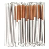 Individually Wrapped 8 Inch Biodegradable Smoothie Straws Eco-Friendly Straws Made from Sugarcane 150 pcs Compostable Disposable Drinking Straws A Great Alternative to Plastic/Paper Straws Not Soggy