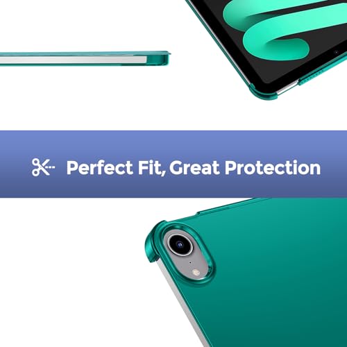 Image of ProCase Smart Case for iPad mini 7 A17 Pro 2024 /Mini 6 2021 8.3 inch -Green | Slim iPad Mini 7th /6th Gen Case Hard Back Cover for iPad Mini 7th Gen A2995 /A2996 /A2993 /6th Gen A2567 A2568 A256