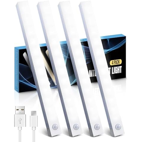 KALAHOL USB Motion Sensor Under Cabinet Lights Cover