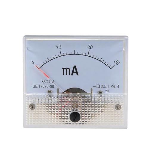 Ampèremètre analogique CC pour tester la consommation d'un circuit 500mA - 5