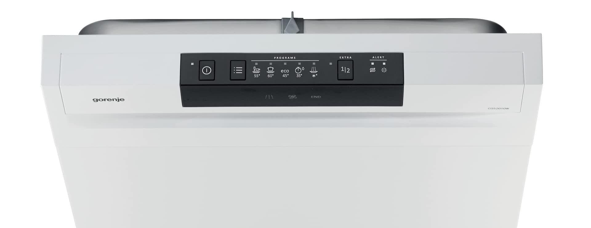 Gorenje GS 520 E15W Freistehender Geschirrspüler 45cm 9 Maßgedecke 5 Programme Weiß