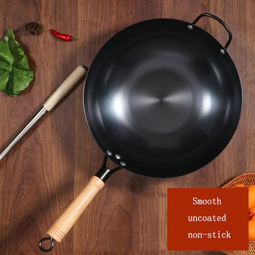 Wok de Hierro con Fondo Plano 36 cm miniatura 5
