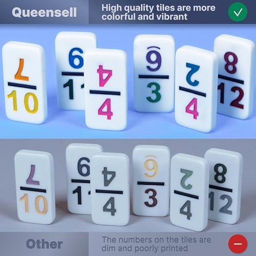 Queensell Mexican Train Double 15 + Tapete de Juego miniatura 2