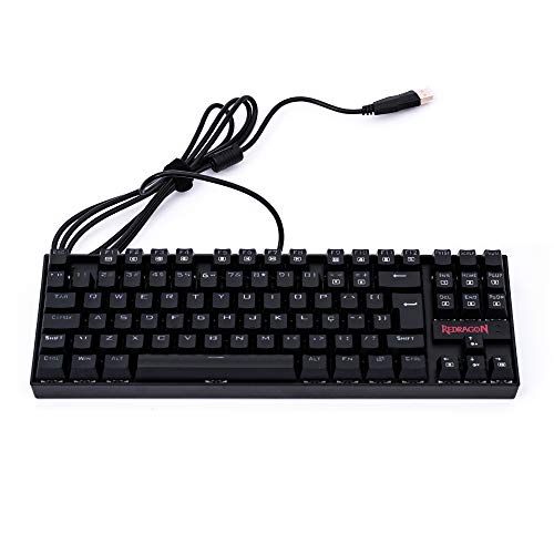 Teclado Mecânico Redragon Kumara RGB Preto Switch Preto K552RGB-1