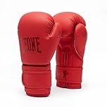 Leone 1947 Guantes DE Boxeo Blancos Y Negros Rojos 14 - GN059