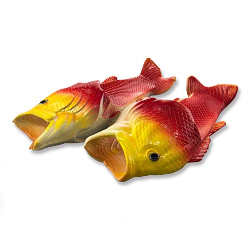 Uniqstore Sandalen Tricky Fisch Hausschuhe Kreative Fisch Stil Strand Schuhe Simulation Fisch Strand Hausschuhe Herren