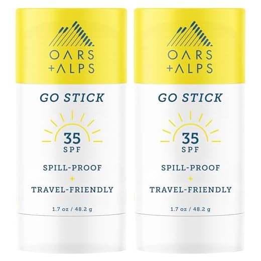 Oars + Alps Clear Face Sunscreen Stick SPF 35
