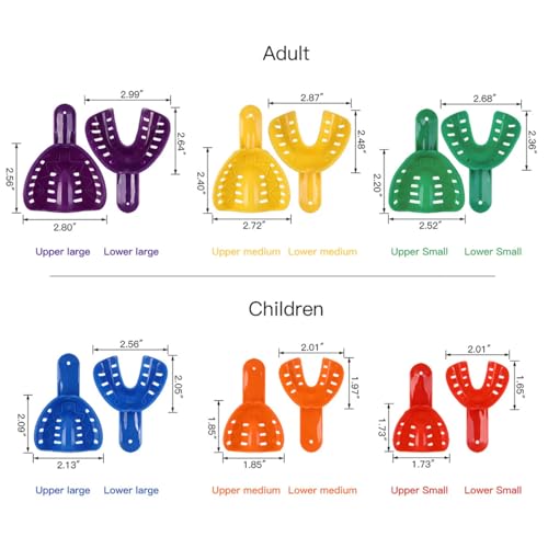 La Miere Dental Impression Trays Perforated Plastic thumb #3