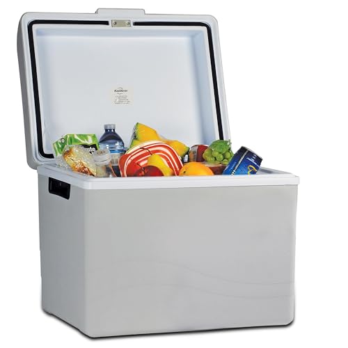 Koolatron 12V Iceless Cooler & Warmer – Portable Electric Cooler/Nevera Portátil Eléctrica for Car Truck Camper Boat, Hard Sided Mini Fridge for Camping Picnic Travel Lunch Food Drinks Office 45 qt