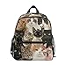 Produktbild BIGJOKE Kinder Rucksack bunt, Cartoon-Motiv Katzen-Motiv, Schulranzen, Schulranzen, Vorschulen, Kindergarten für Mädchen Jungen und Kinder