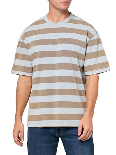 T-Shirt Homme HUGO Coton Stripe Mode Casual Chic