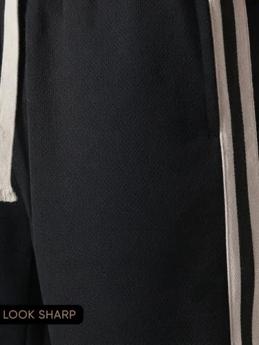 Image of GRECIILOOKS Men's Loose Mid Rise Casual Trousers Pants | Regular | Sports Stylish Track Pant | Sweatpants (Available in Plus Size)