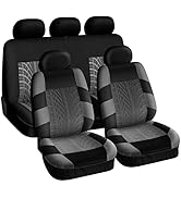 CICMOD Araba Koltuk Kılıfı Seti Evrensel Koltuk Koruyucu Araba Koruyucu Kılıflar Ön Koltuklar ve Arka Koltuklar Arabalar...