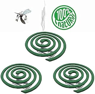 Citronella Coils - Outdoor Use - Each Coil could last for 5-7 Hours - 2 Pack Contains 16 coils & 2 Coil Stands