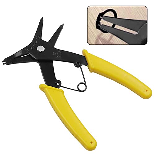 Two-In-One Dual-Purpose Snap Ring Pliers Retaining Ring Pliers For 10Mm-40Mm Diameter Snap Ring Multifunctional Installation And Removal Tool #TOP21