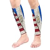 America vs Guatemala Vintage Flag Men Women Calf Compression Sleeve for Unisex Sports Support Running Basketball Football Leg Sleeves Protection Cycling