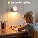 Wall Mounted Lamp LED Wall Lights with Rechargeable Battery Operated, 3 Color Temperatures & 3 Brightness Levels 360°Rotate Magnetic Ball, Cordless Sconces for Bedroom Reading Bedside,White-2 PACK