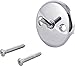 Delta Faucet RP31555 Overflow Plate and Screws, Chrome