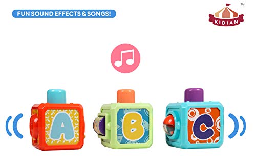 image for Kidian Stacking Toys – Stack & Learn Cubes, Stacking Blocks for Todd