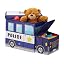Tabouret pouf coffre boîte à Jouets pouf enfant pliable rose Tabouret pouf coffre boîte à Jouets pouf enfant pliable rose