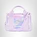 Case-Mate Soap Bubble Stadium Tote Bag for Women - Clear Bag for Stadium Events - Iridescent Mini Purse with Crossbody Strap - Water-Resistant Tote Handbags for Keys, Phone, Wallet, Sunglasses