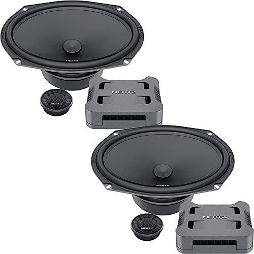 Hertz Cpk 690 - Sistema Audio Per Auto 6''X9'' 360W (2 Woofer + 2 Tweeter + 2 Xover)