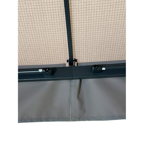 Garden Winds Custom Fit Replacement Canopy Top Cover Compatible with The Lausaint Home GFS005-N02-0 10' x 10' Gazebo - Upgraded Performance RipLock 350 Fabric - Slate Gray by Garden Winds - Used condition - Image 8