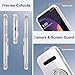 for LG V60 ThinQ 5G / V60 ThinQ 5G UW Phone Case 360° Rotatable Ring Holder Kickstand/Stand [Non Yellowing] Transparent 4 Corners Shockproof Military-Grade Protective Cover Case - Crystal Clear
