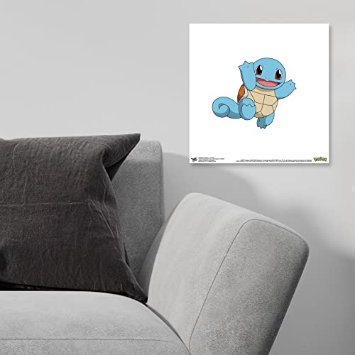 Gallery Pops Pokemon - Squirtle Wall Art, Unframed Version, 12'' x 12'' - Thumbnail 4
